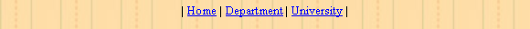Text Box: | Home | Department | University |